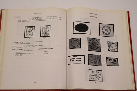 The Identifier For Carriers, Locals, Fakes, Forgeries and Bogus Posts of The United States Volume II by Larry Lyons - Red Hardcover Book- Published May 1998 