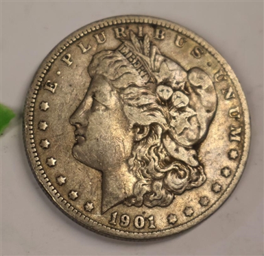 1901 O Morgan Silver Dollar