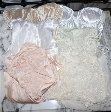Group of Lingerie - Bras, Slips, Camisole and Nightie
