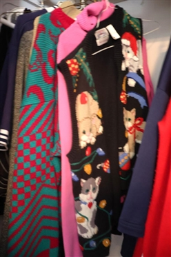 Closet Lot - Jessica Howard, Liz Claibore, Gardy, Chicos, Rafella, Christmas Cat Sweater Vest, Rena Rowan, Coldwater Creek, Etc. 