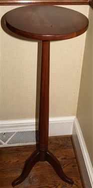 Mahogany Fern Stand - Turned Pedestal with 3 Legs - 36 Tall 12 Across