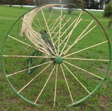 Antique Horse Drawn Hay Rake with Hames 