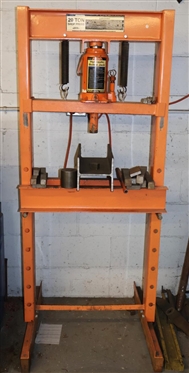 Central Hydraulics 20 Ton Shop Press with 20 Ton Hydraulic Bottle Jack 