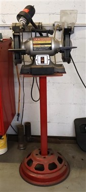 Craftsman Professional 8" Bench Grinder on Stand with Light