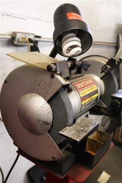 Craftsman Professional 8 Bench Grinder on Stand with Light