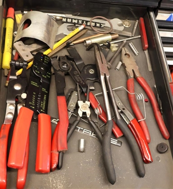 Tool Lot including, Lots  of Pliers - AM Pro, Wire Cutters, Sockets, Craftsman , Punches, Etc. 