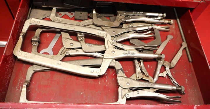 Lot of Vise Grip Clamps