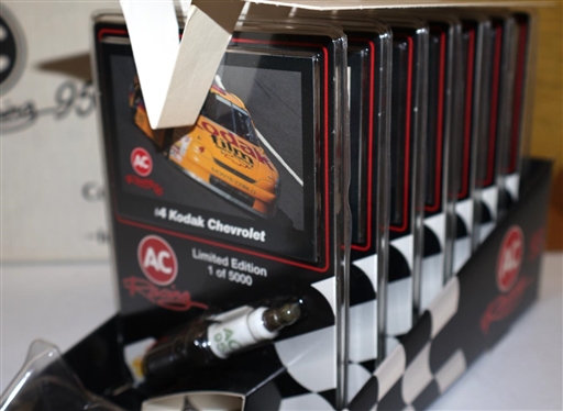 AC Racing 95 - Collectable AC Spark Plug And Race Card Set - Individual Plugs and Cards - Including Complete 1994 Collector Card Set - New Unopened in Original Cardboard Box  