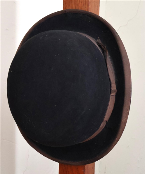 Vintage Brown Derby Hat - From Stombocks - Washington, D.C. 