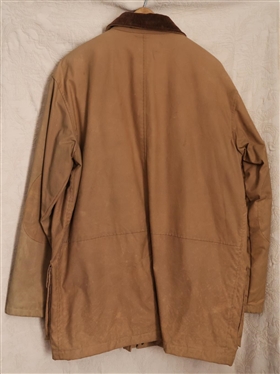 Polo by Ralph Lauren Tan Chore Coat - Size Small - With Removoable Hood in Pocket - Needs Washing from Wear