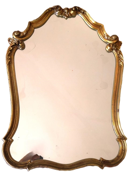 Pretty Gold Framed Mirror - 27 1/2" by 20"