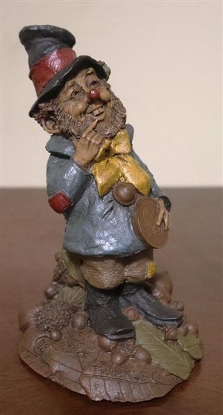Twinkle Tom Clarke Gnome Collectible Figure Dated 1987 - Number 98 - Clown Gnome is 5 1/2" Tall 